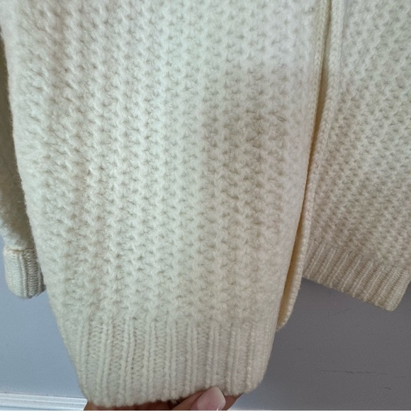 Vintage Wool Hand Knitted Cardigan Sweater - Picture 3 of 11